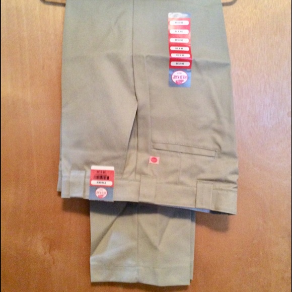 size36 Men's khaki twill Work Pants - Picture 2 of 8
